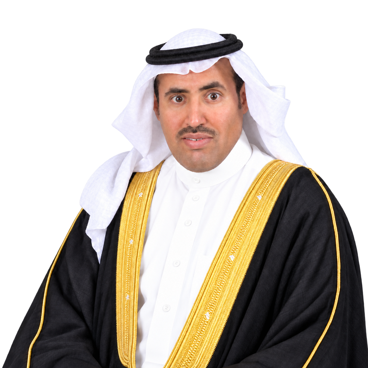 المهندس والأديب عبدالله الشامان بالزي السعودي والبشت